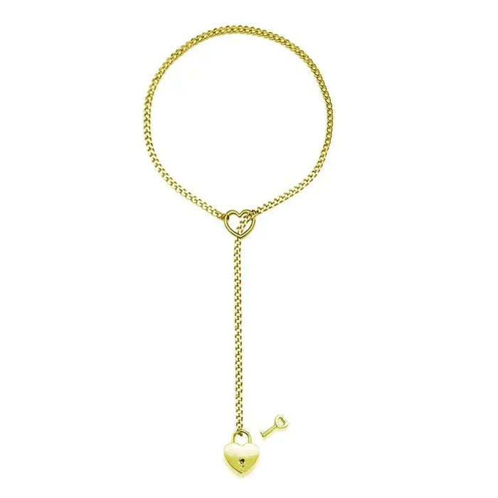 Heart Lock Chain Necklace